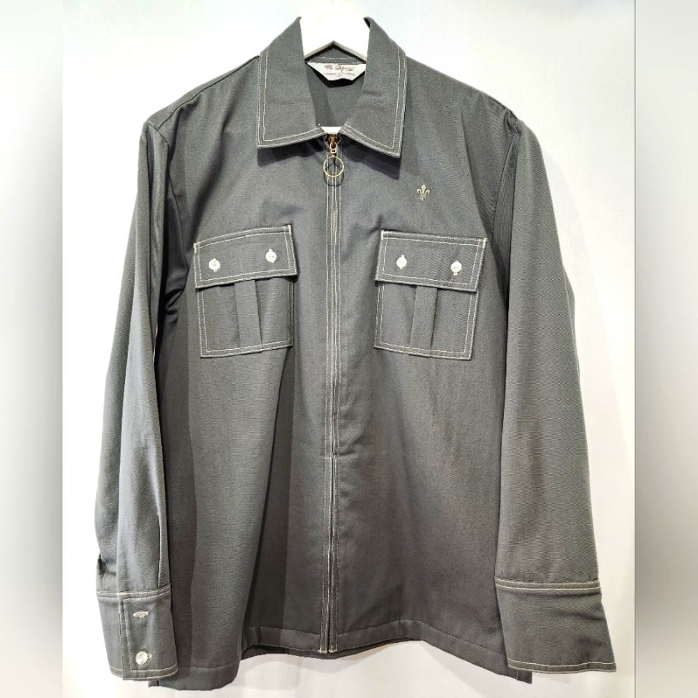 LNWOT MR. CALIFORNIA South Lake 100% Cotton Grey Chore Coat Handmade in USA sz S